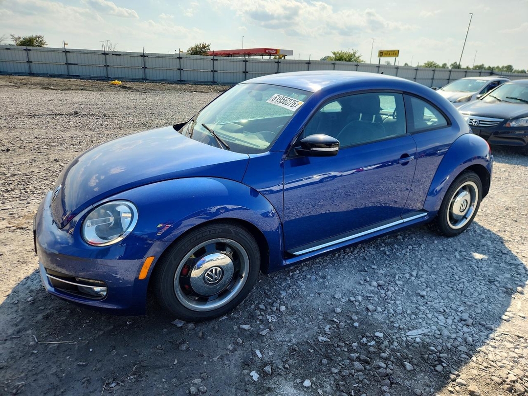 منظر 2012 VOLKSWAGEN BEETLE TURBO، زاوية 1