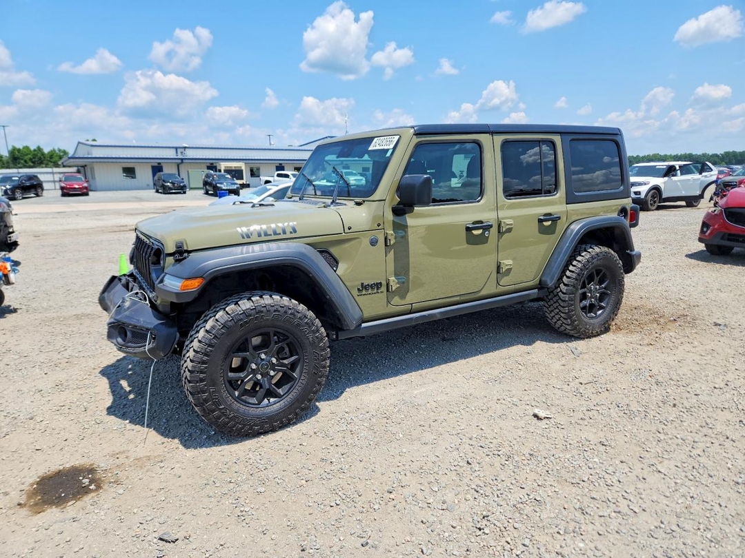 Vedere 2025 JEEP WRANGLER SPORT, unghi 1