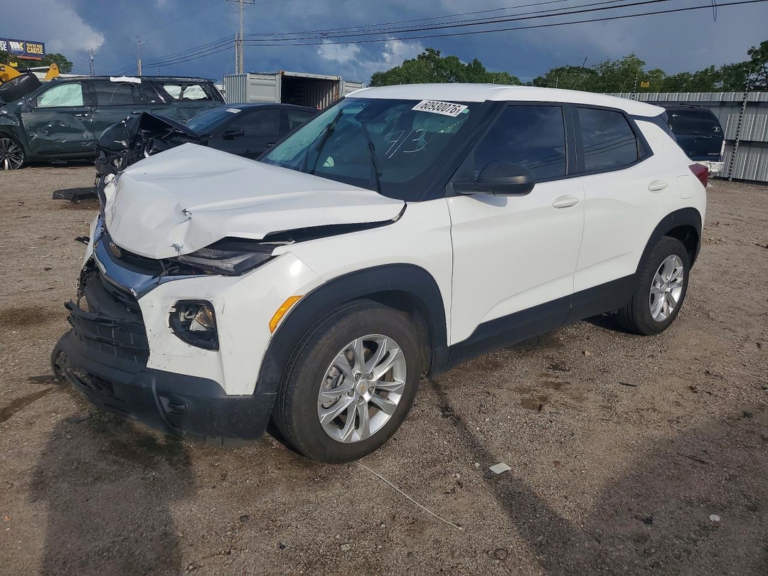 Vedere 2022 CHEVROLET TRAILBLAZER LS, unghi 1