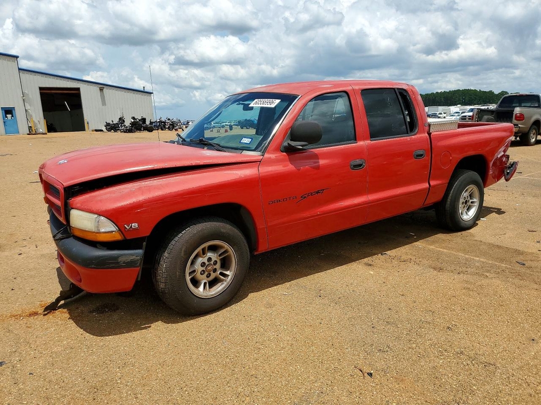 Vue de 2000 DODGE DAKOTA QUAD, angle 1