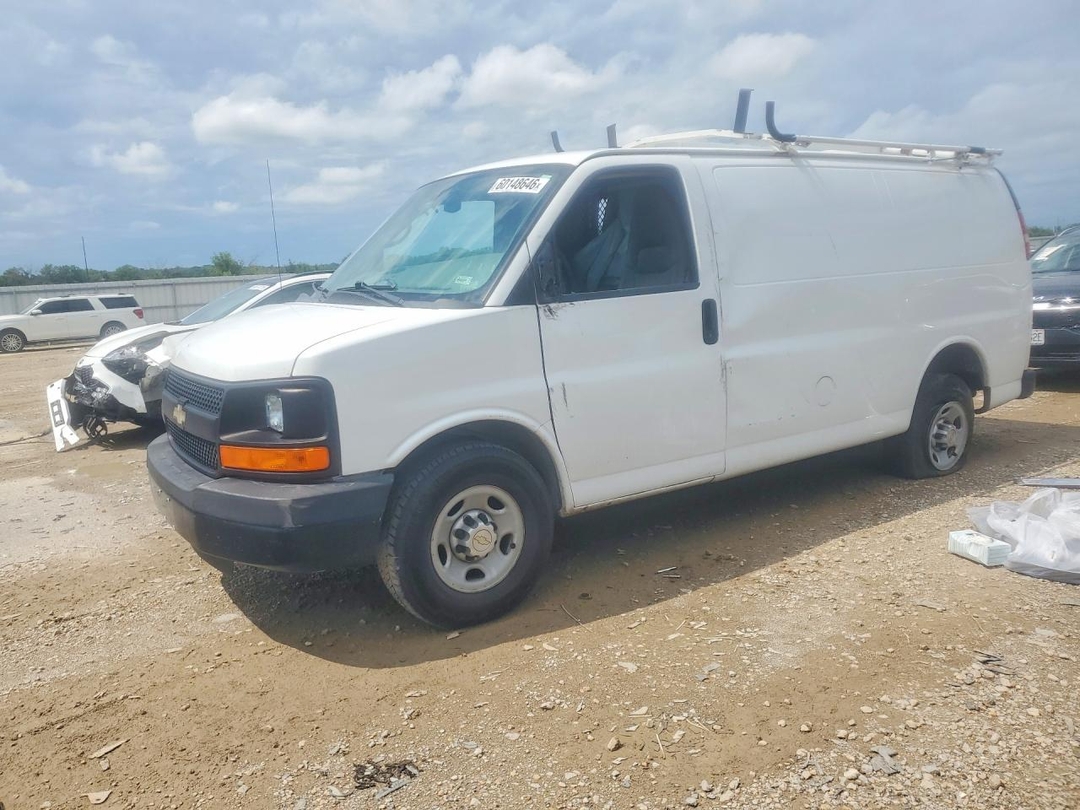 Вид 2013 CHEVROLET EXPRESS 2500 CARGO DELIVERY VAN, угол 1