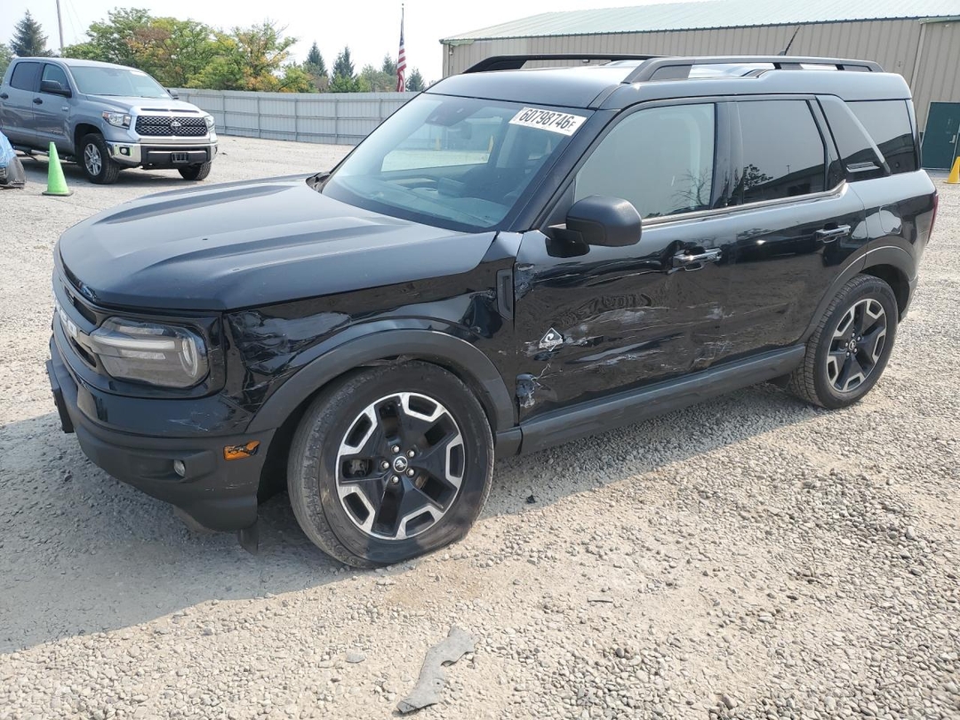 Вид 2021 FORD BRONCO SPORT OUTER BANKS, угол 1