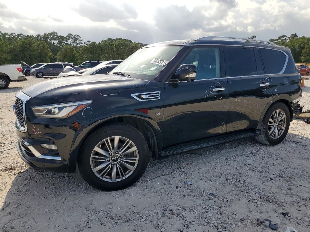 Vista de 2020 INFINITI QX80 LUXE, ángulo 1