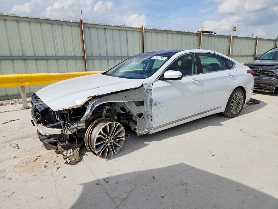 Vue de 2015 HYUNDAI GENESIS, angle 1