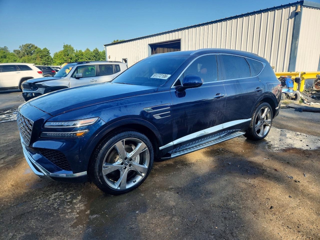 منظر 2023 GENESIS GV80 3.5T، زاوية 1