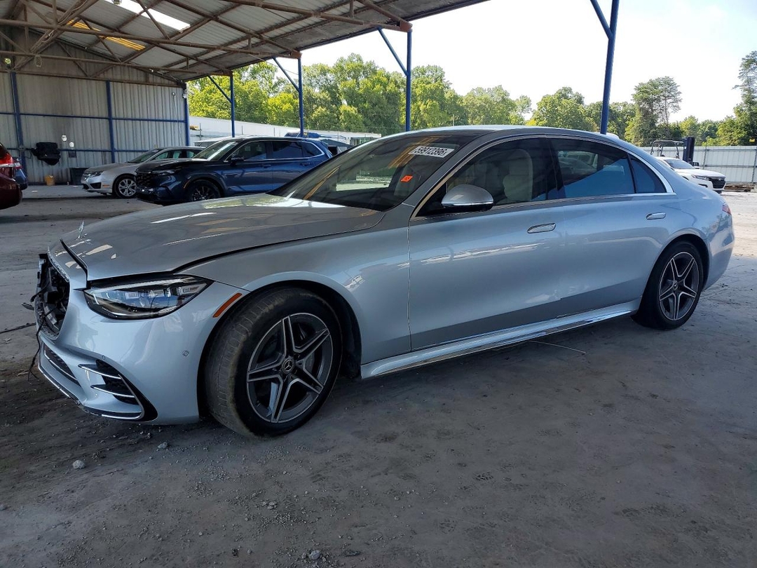 Vista de 2022 MERCEDES-BENZ S 580 4MATIC, ángulo 1