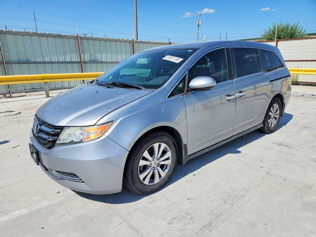 Вид 2016 HONDA ODYSSEY EX, угол 1