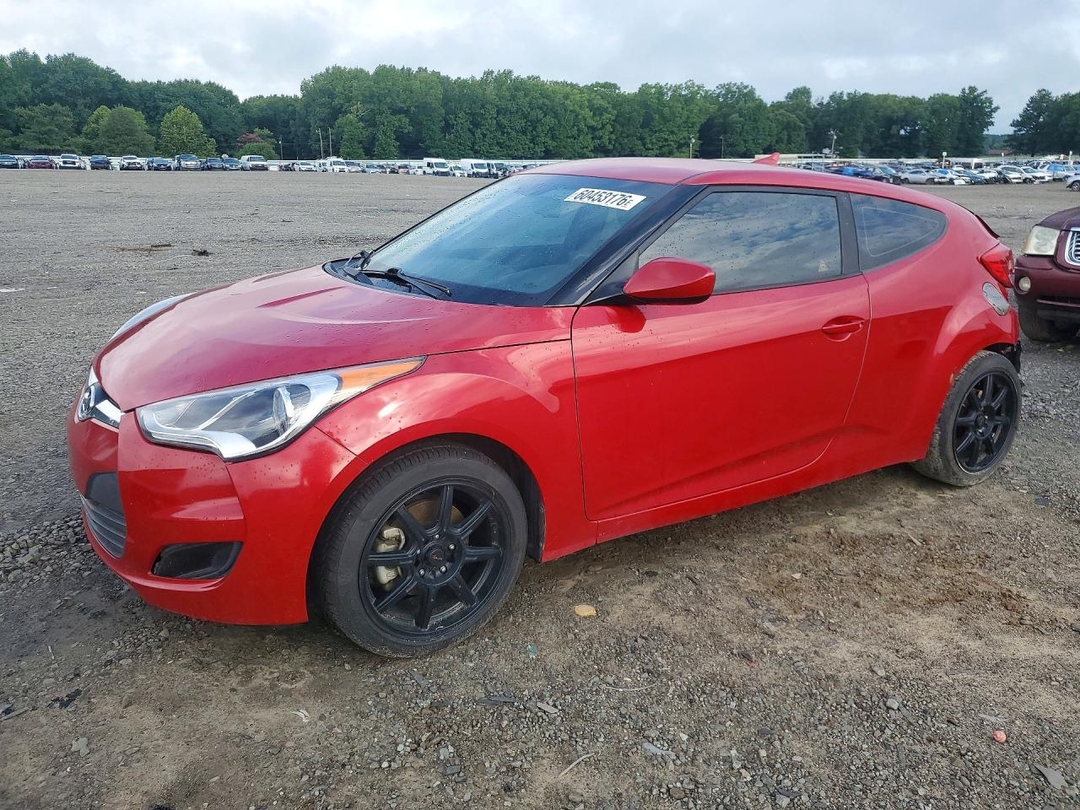 Вид 2016 HYUNDAI VELOSTER BASE, угол 1