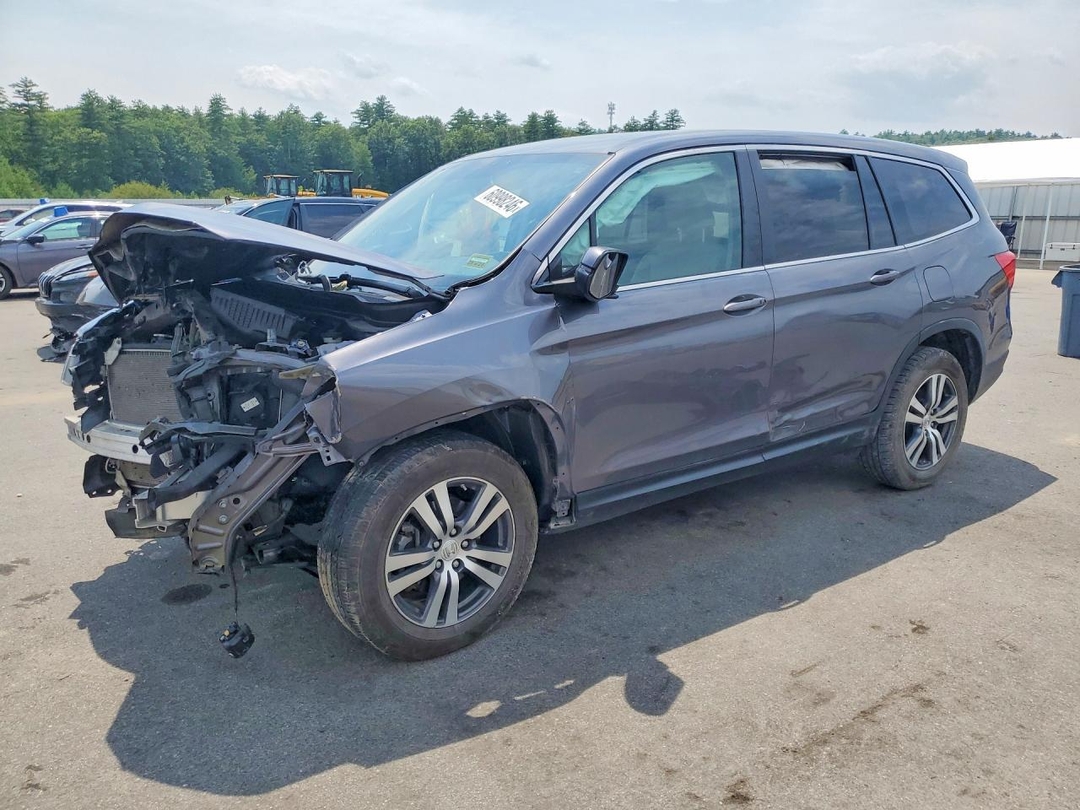 Вид 2016 HONDA PILOT EXL, угол 1