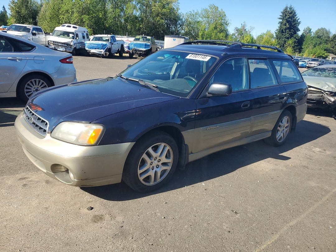 Vue de 2000 SUBARU LEGACY OUTBACK, angle 1