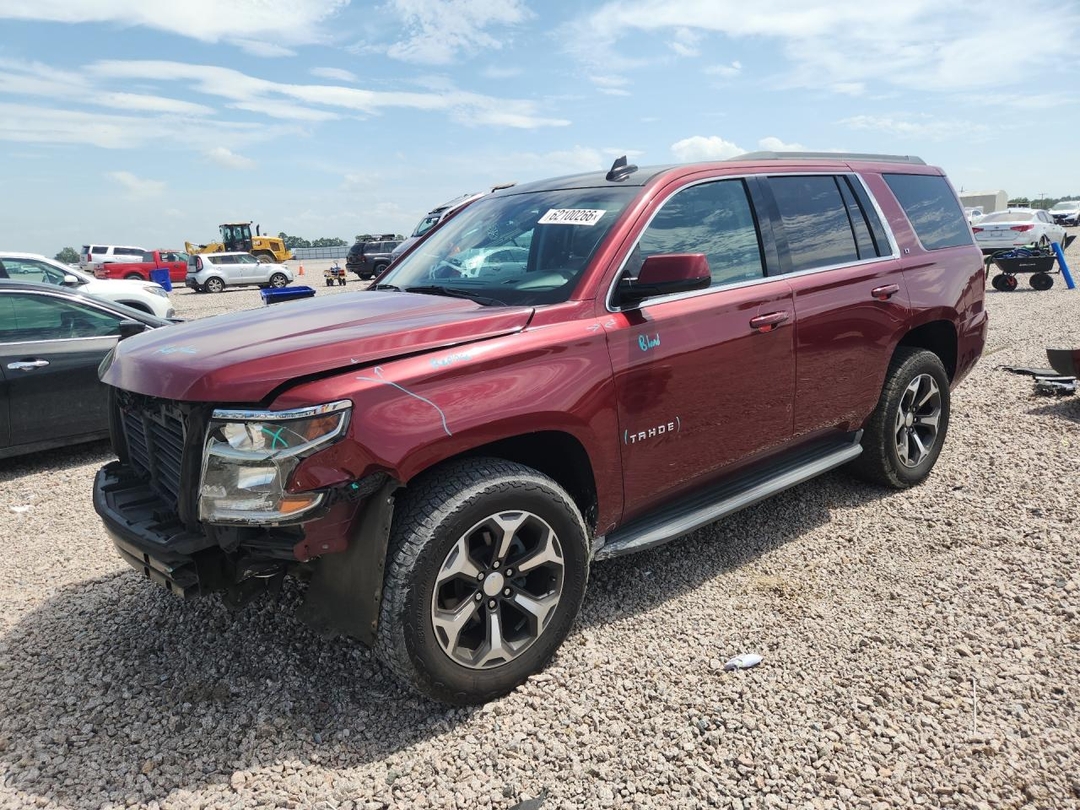 Вид 2017 CHEVROLET TAHOE K1500 LT, угол 1