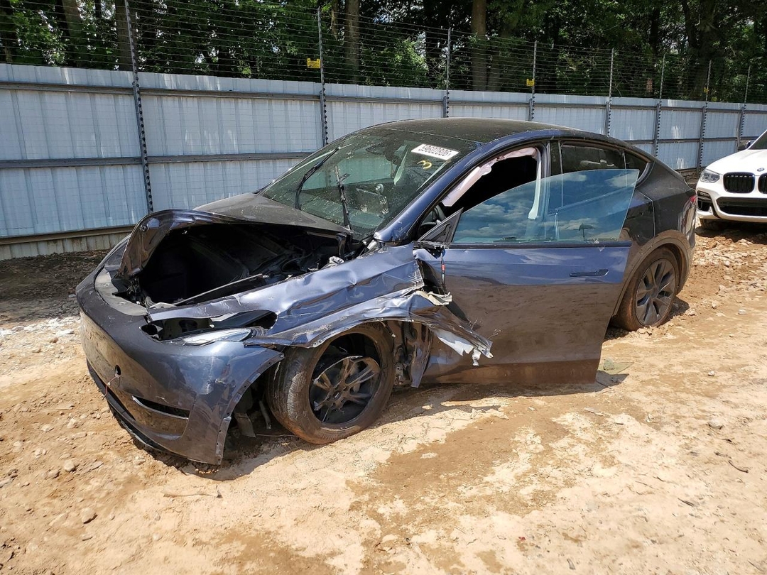 Вид 2024 TESLA MODEL Y, угол 1