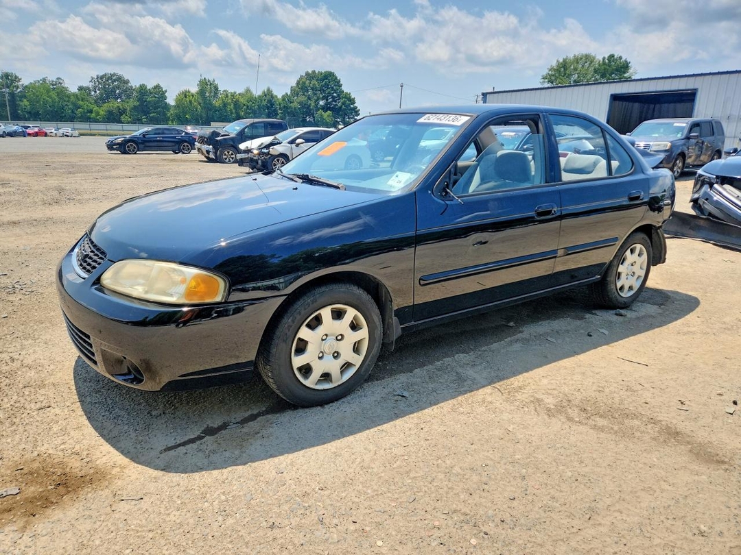 Vue de 2001 NISSAN SENTRA XE, angle 1
