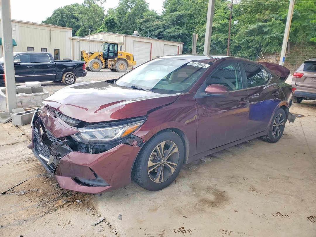 Vista de 2023 NISSAN SENTRA SV, ángulo 1