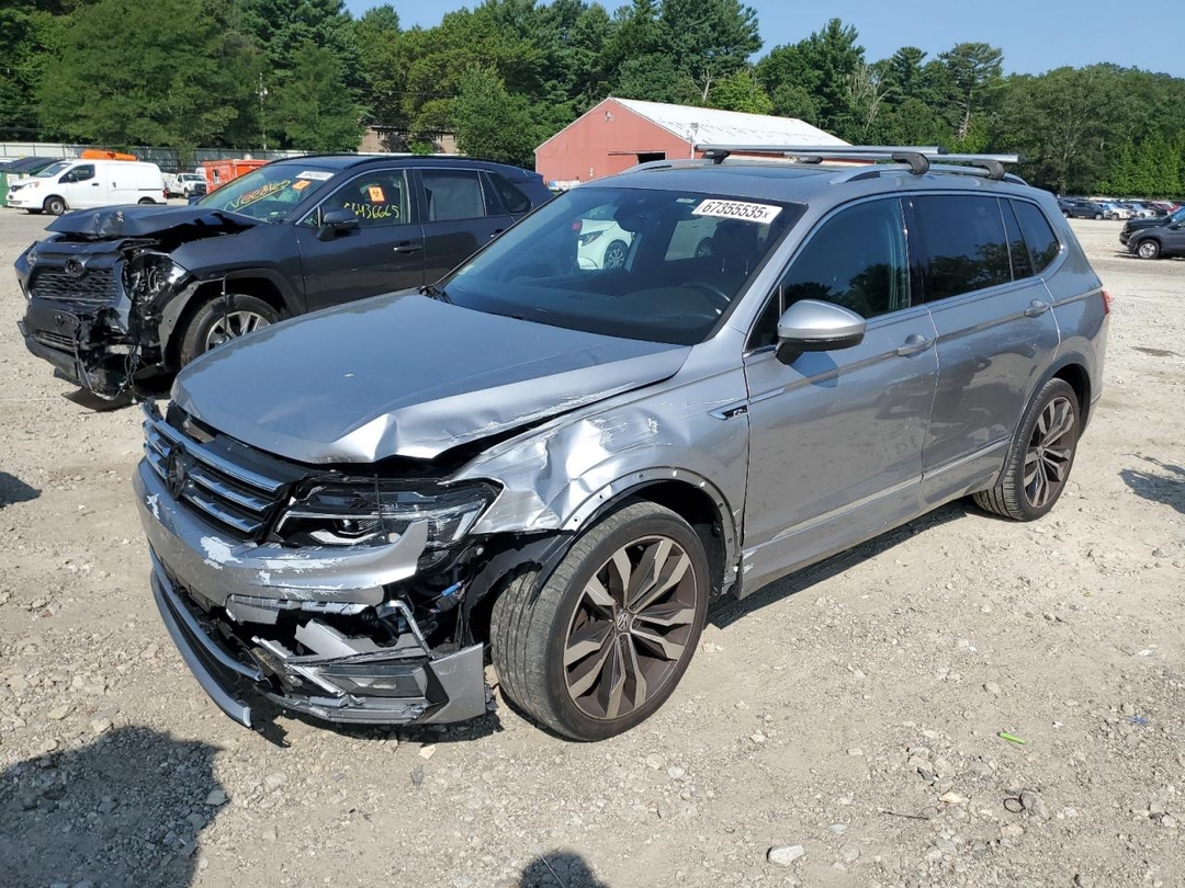 Vedere 2020 VOLKSWAGEN TIGUAN SEL PREMIUM R-LINE, unghi 1