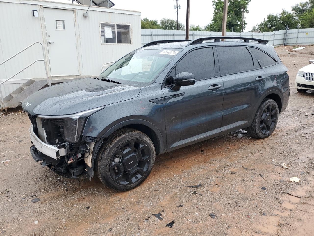 Vue de 2024 KIA SORENTO EX, angle 1