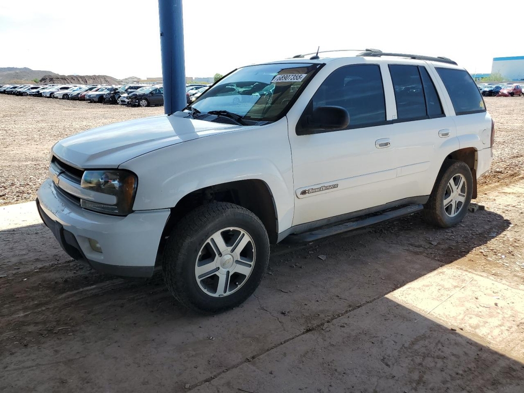 Vue de 2004 CHEVROLET TRAILBLAZER LS, angle 1