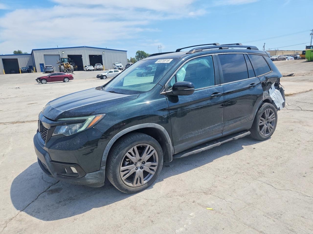 منظر 2019 HONDA PASSPORT EXL، زاوية 1