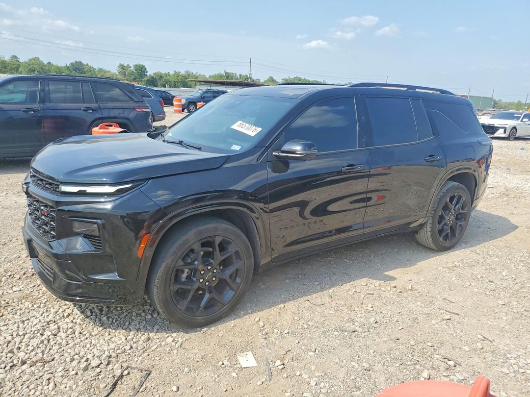 Вид 2024 CHEVROLET TRAVERSE RS, угол 1