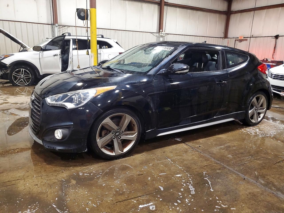 Vue de 2013 HYUNDAI VELOSTER TURBO, angle 1