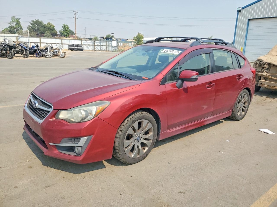 Вид 2015 SUBARU IMPREZA SPORT LIMITED, угол 1