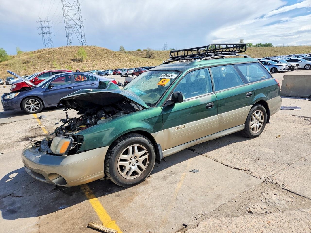 منظر 2002 SUBARU LEGACY OUTBACK، زاوية 1
