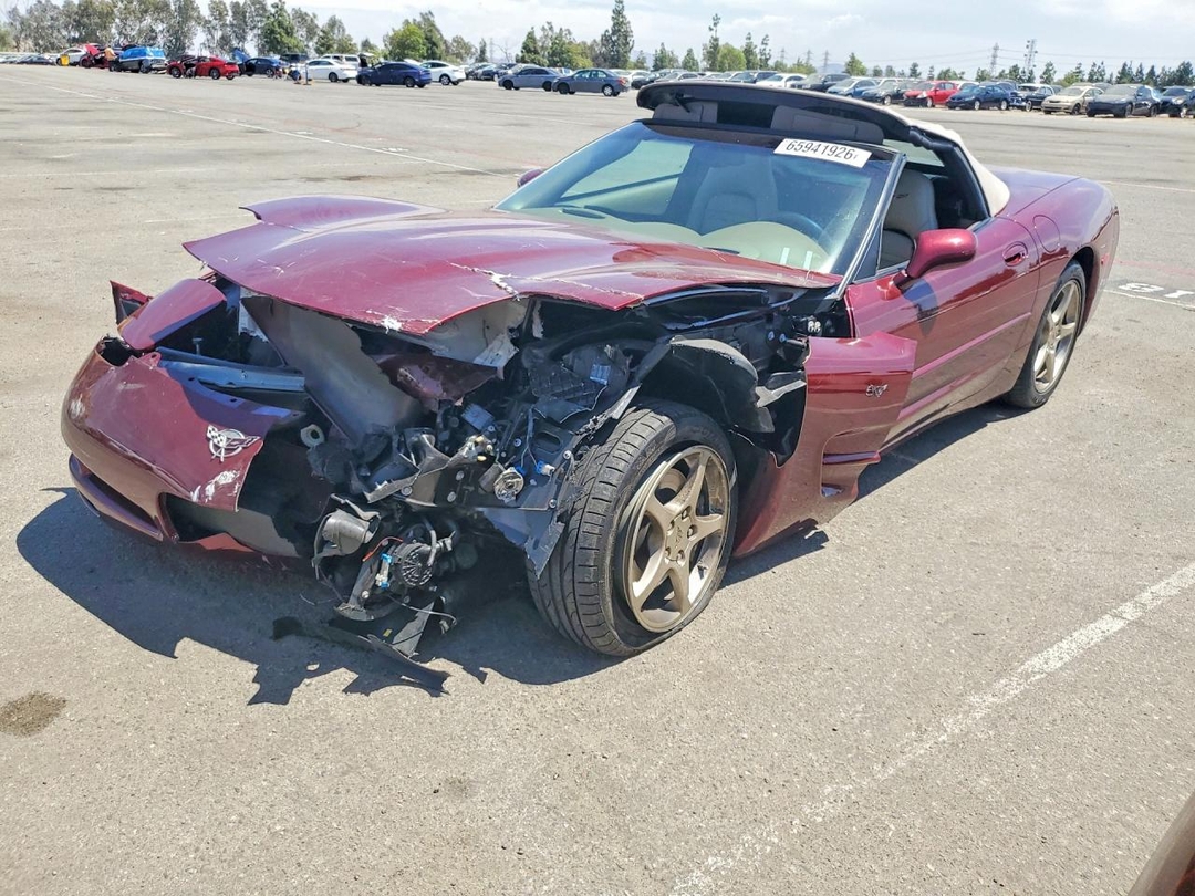 Vue de 2003 CHEVROLET CORVETTE, angle 1