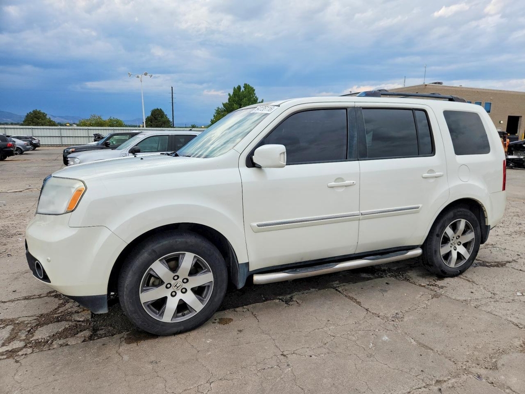 Вид 2014 HONDA PILOT TOURING, угол 1