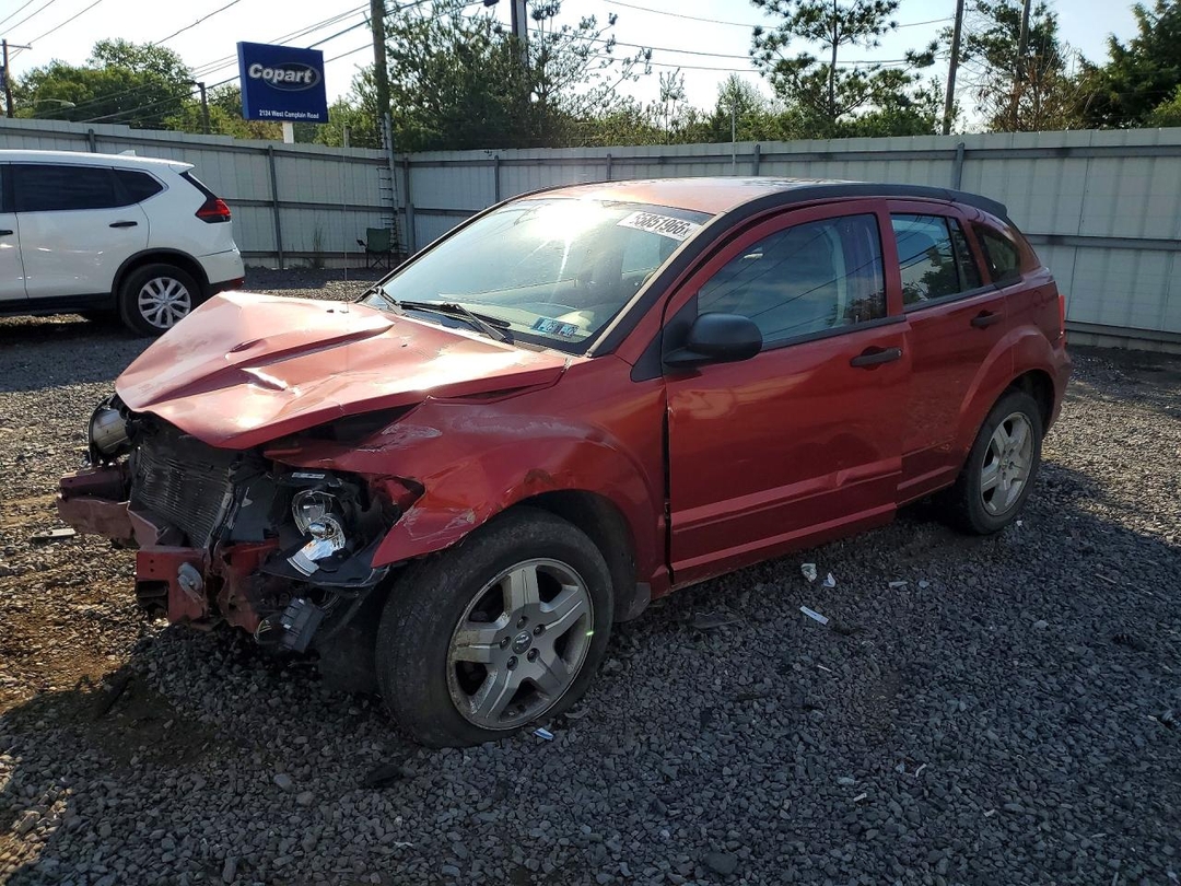 Вид 2008 DODGE CALIBER SXT, угол 1