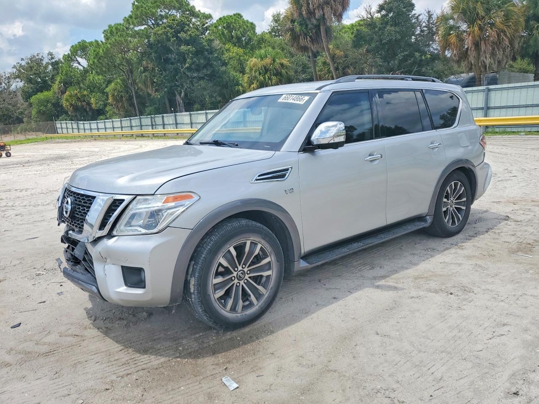 Вид 2020 NISSAN ARMADA SL, угол 1