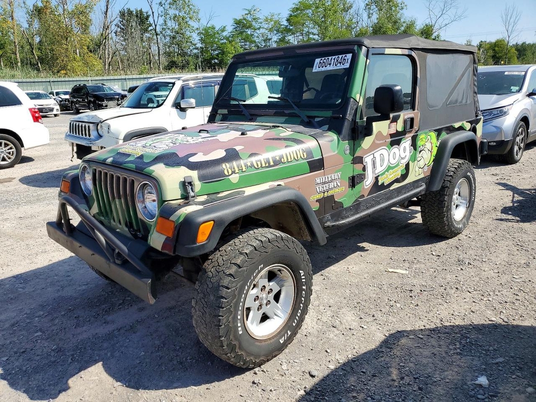 Вид 2006 JEEP WRANGLER / TJ UNLIMITED, угол 1