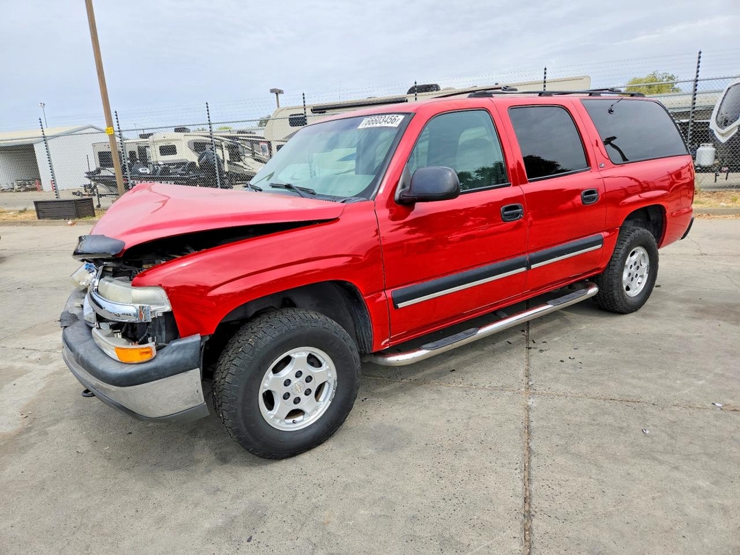 Вид 2001 CHEVROLET SUBURBAN K1500, угол 1
