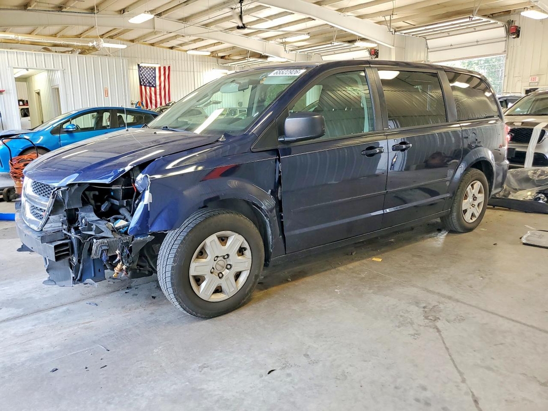 منظر 2012 DODGE GRAND CARAVAN SE، زاوية 1
