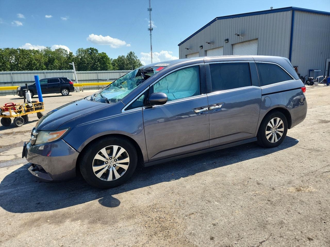 Vista de 2015 HONDA ODYSSEY EXL, ángulo 1