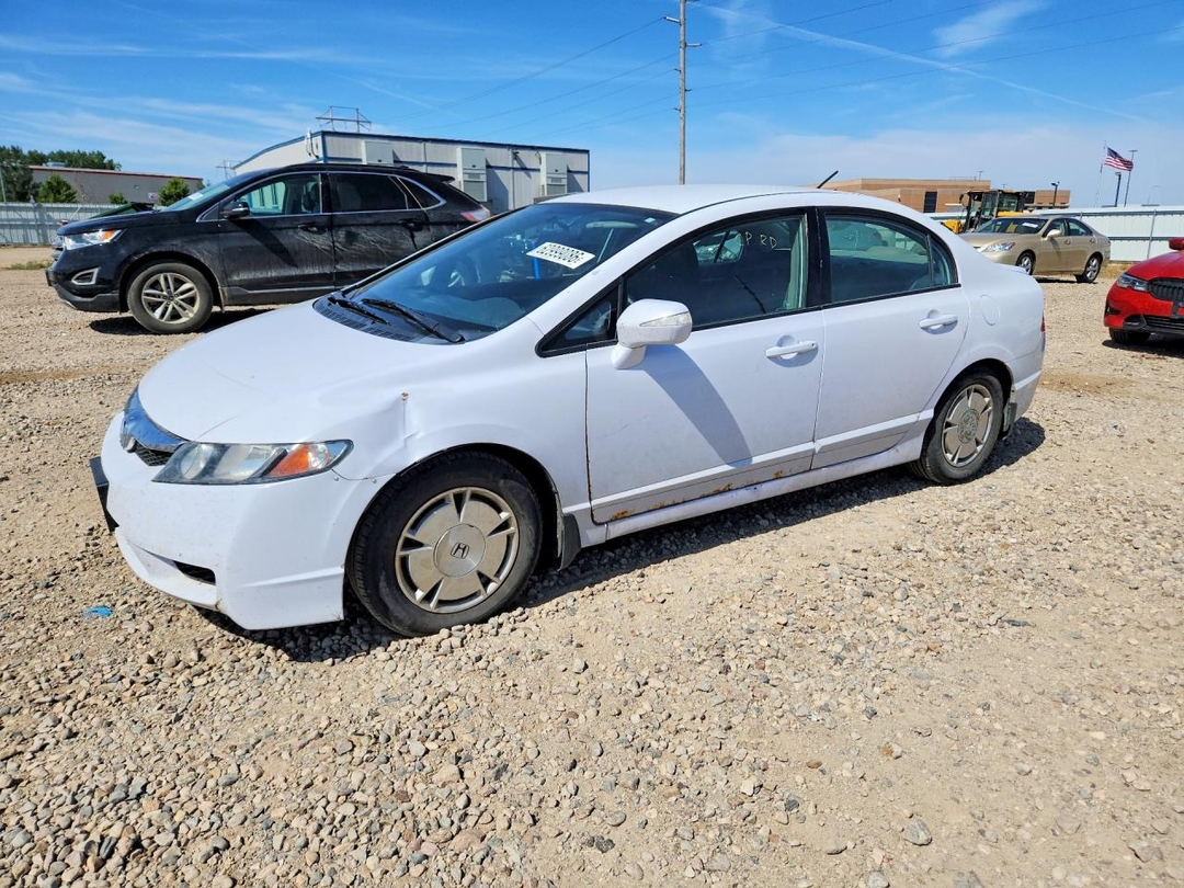 Vue de 2009 HONDA CIVIC HYBRID, angle 1