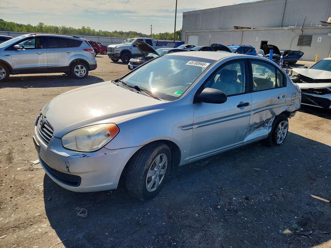 Вид 2009 HYUNDAI ACCENT GLS, угол 1