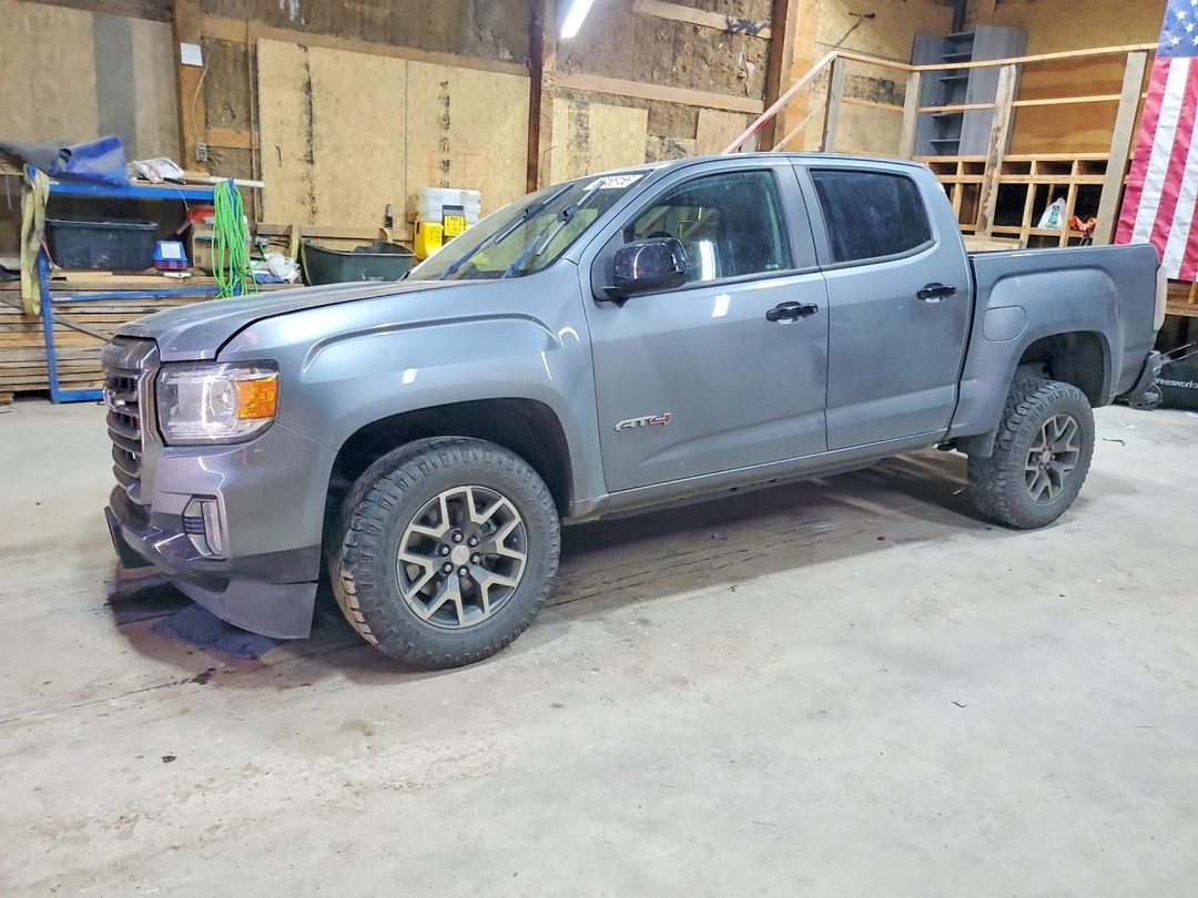 Vue de 2021 GMC CANYON AT4, angle 1