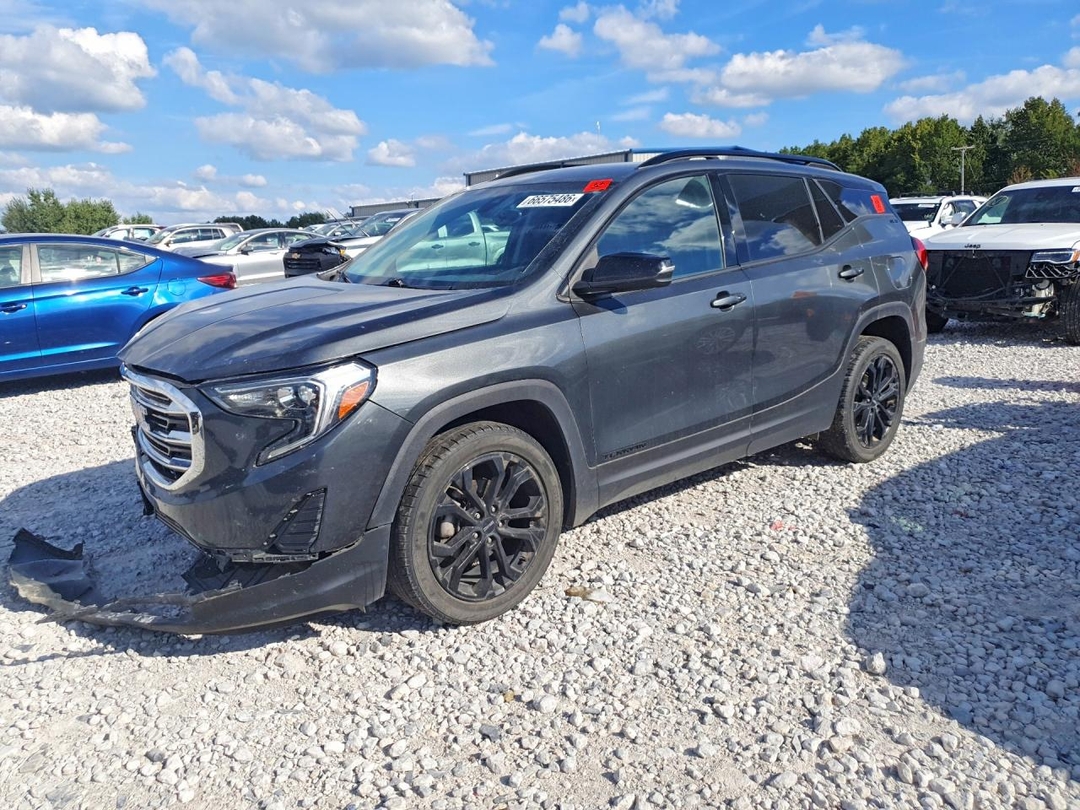 Вид 2021 GMC TERRAIN SLE, угол 1