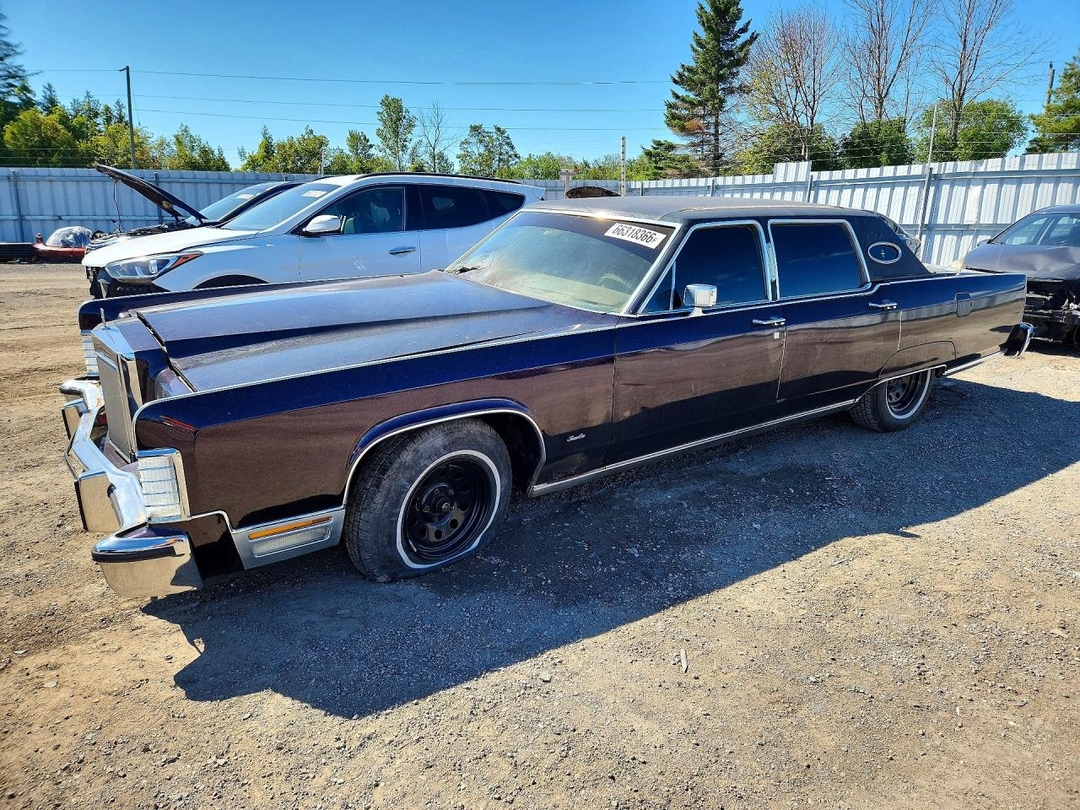 Vista de 1977 LINCOLN CONTINENTAL, ángulo 1