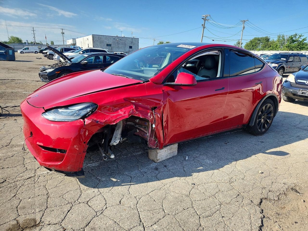 منظر 2022 TESLA MODEL Y، زاوية 1
