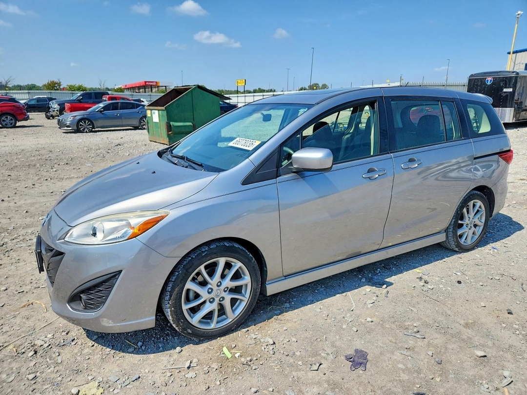 Vue de 2012 MAZDA 5, angle 1