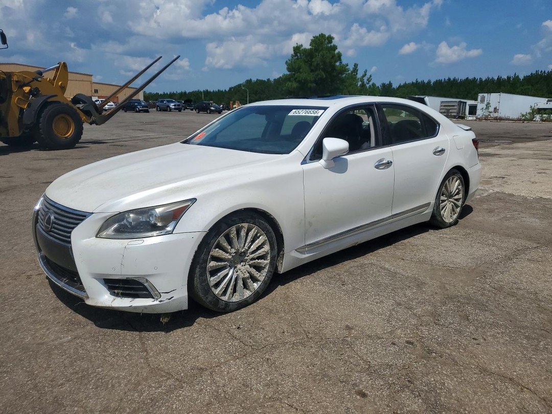 منظر 2013 LEXUS LS 460 WHITE، زاوية 1