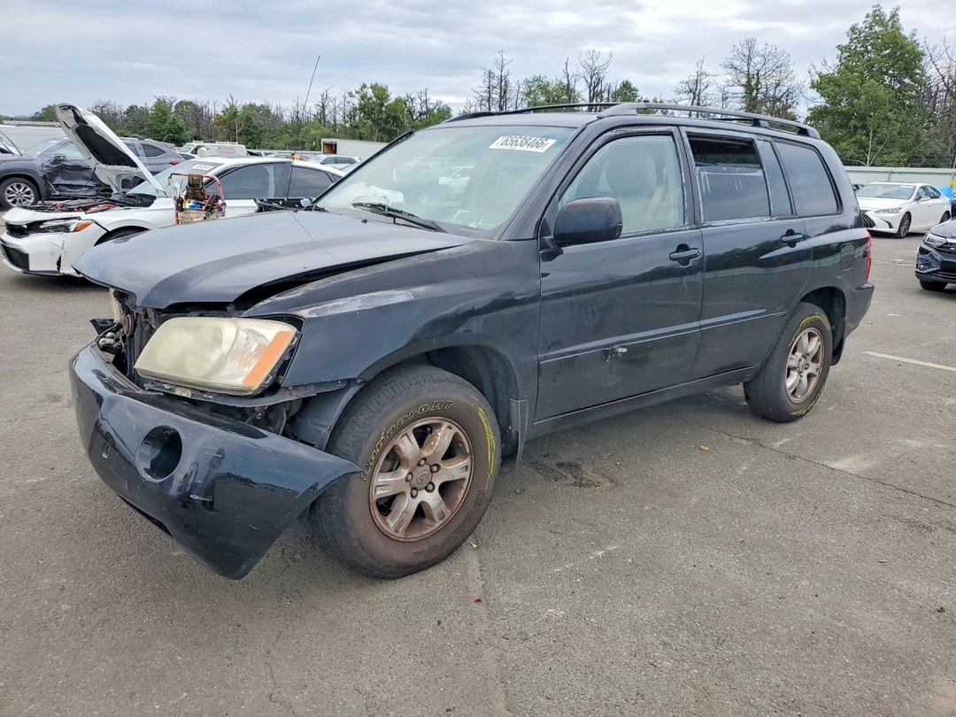 Вид 2003 TOYOTA HIGHLANDER LIMITED, угол 1
