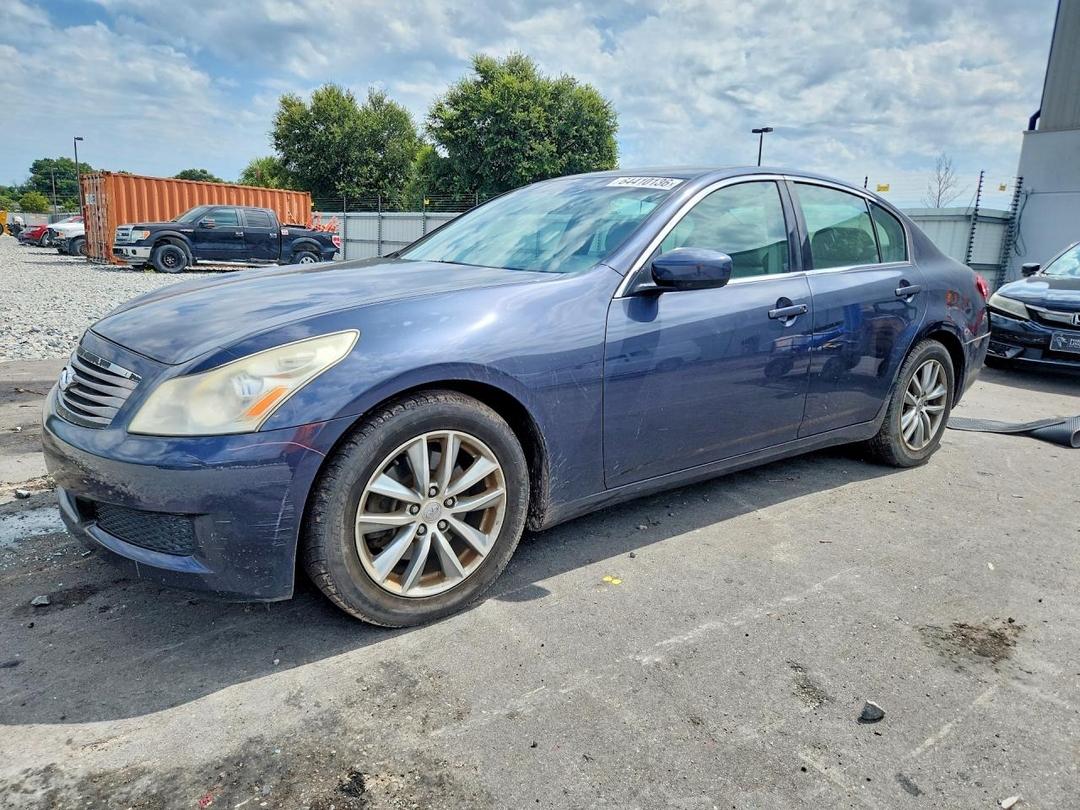 Вид 2009 INFINITI G37 SEDAN BASE, угол 1
