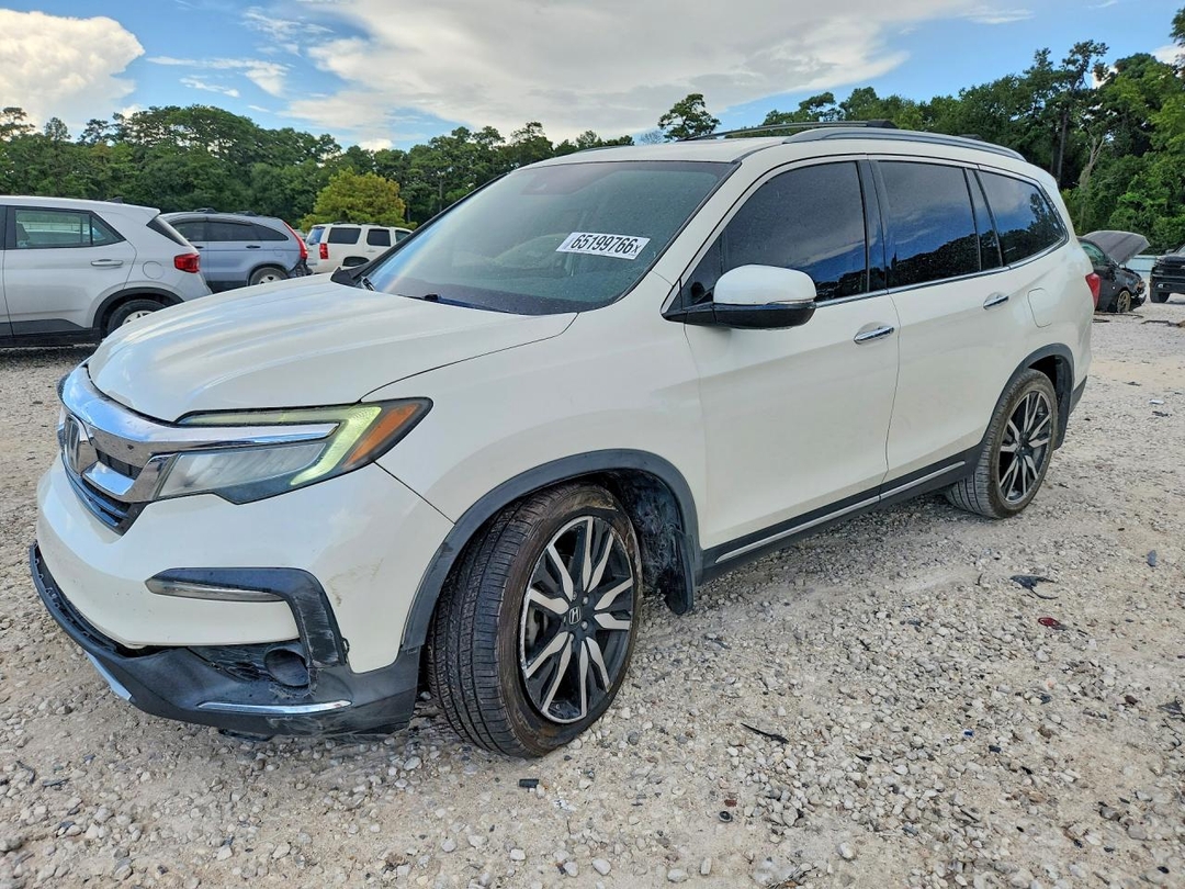 Вид 2019 HONDA PILOT TOURING, угол 1