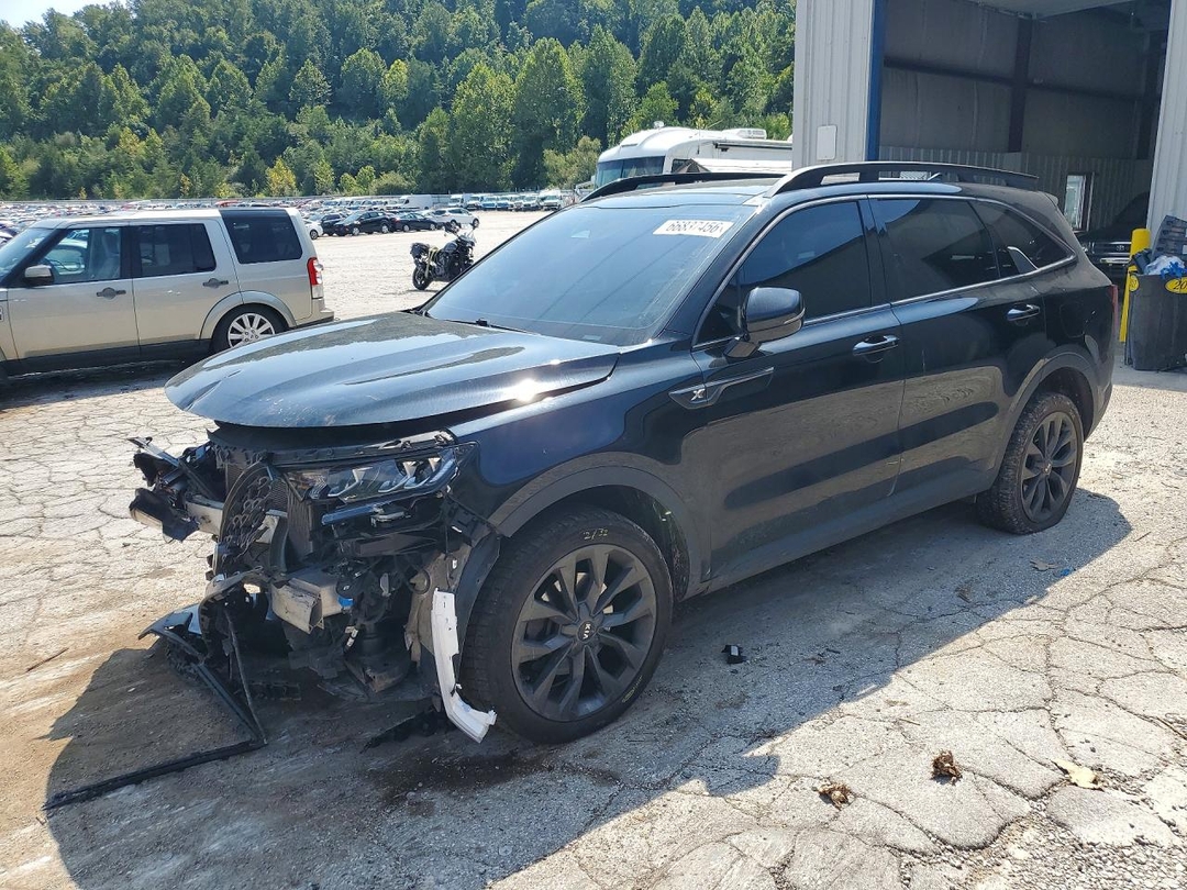 Вид 2021 KIA SORENTO EX, угол 1
