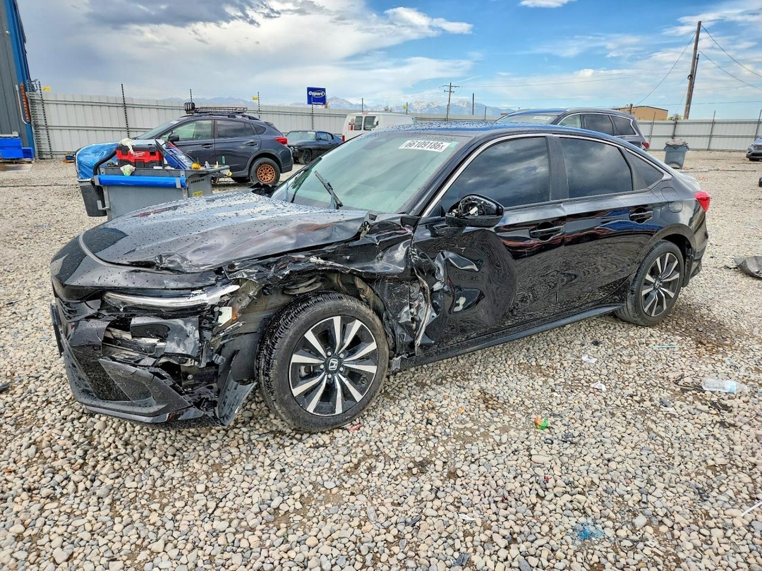 Vista de 2024 HONDA CIVIC EX, ángulo 1
