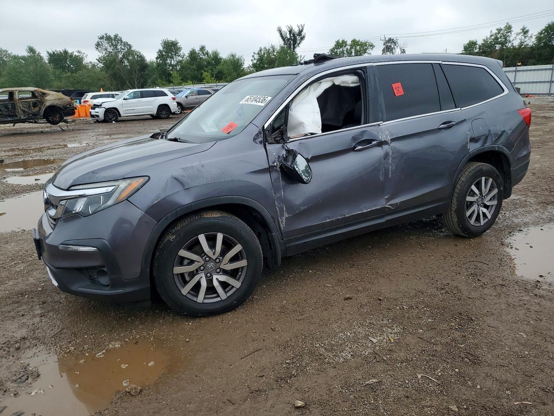 Вид 2020 HONDA PILOT EXL, угол 1