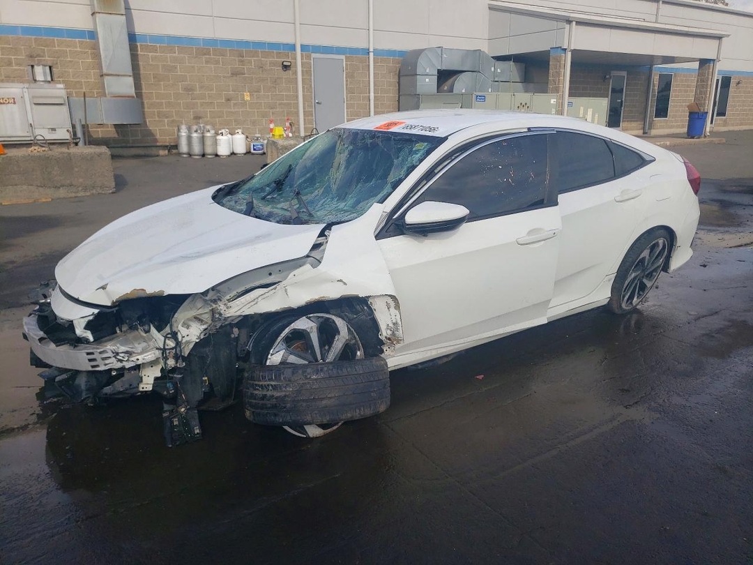 Vue de 2016 HONDA CIVIC LX, angle 1