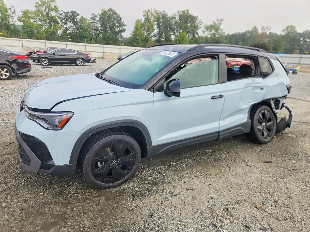 Вид 2026 VOLKSWAGEN TAOS SE BLACK, угол 1